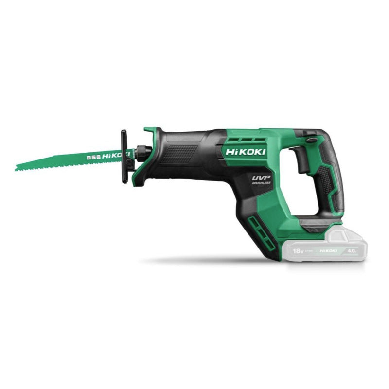 Scie sabre 130mm 18V Li-ion Brushless UVP Hikoki CR18DMAW2Z sans batterie ni chargeur - HitCase III