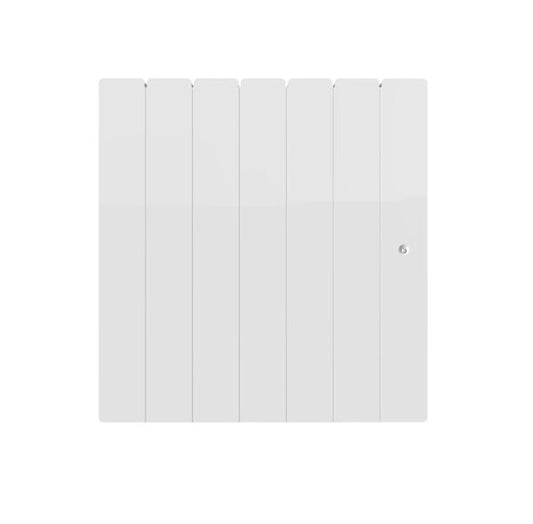 Radiateur à inertie active Fontea - Fonte - Blanc - 1000W