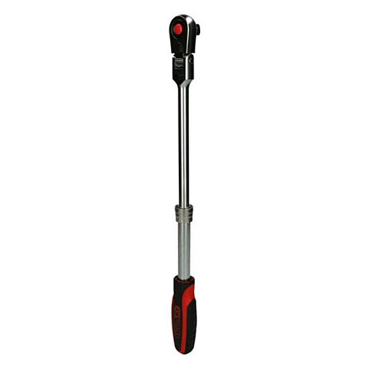 Cliquet télescopique réversible 1/2'' à tête articulée, 72 dents  - KS TOOLS - 920.1330