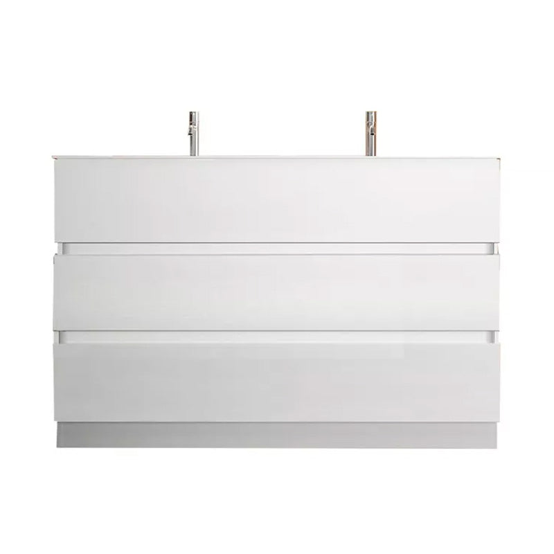 Meuble salle de bain sur pieds ARREDOBAGNO CAMPANELLI 3 tiroirs + double vasque 120cm
