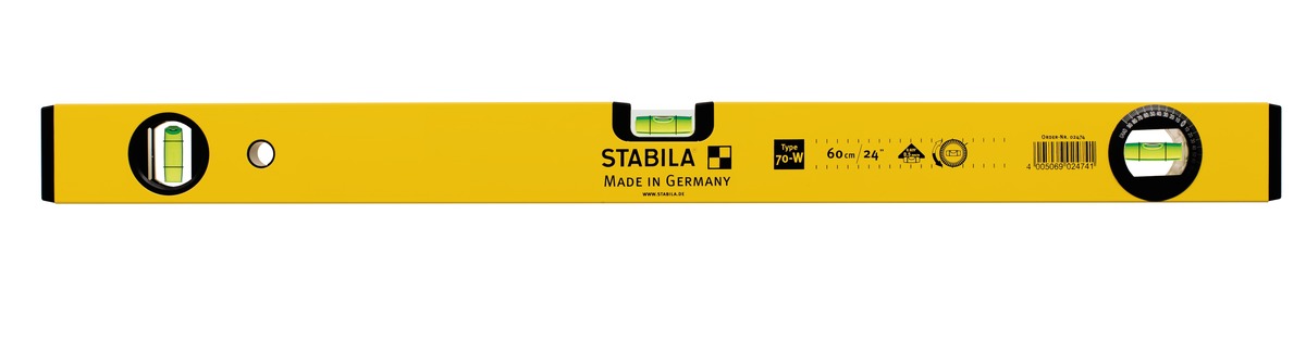 Niveaux à bulle Type 70 W STABILA