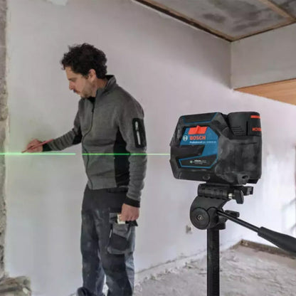 Laser combiné  BOSCH GCL 12V-50-22 CG + Support RM 20 + Batterie GBA 12V 2.0Ah en L-Boxx