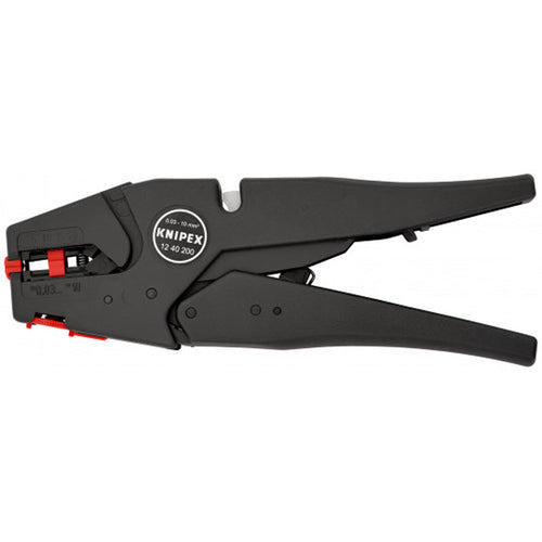 Pince à dénuder auto-ajustable 0,03 à 10 mm² - Boitier ABS - Poids faible KNIPEX - 1240200