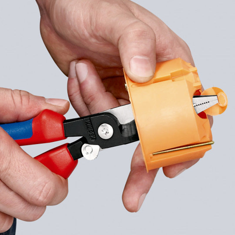 Pince multifonctions 6 outils en 1 - 200mm - Bi-matière - Loquet de fermeture KNIPEX - 1392200