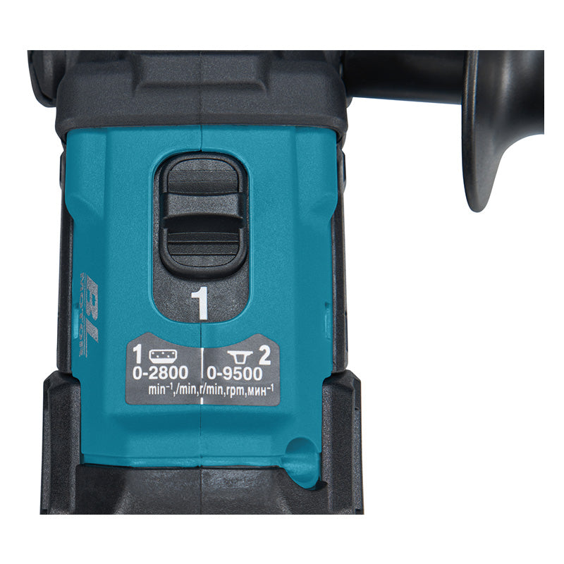 Polisseuse à batterie 50/75 mm Li-Ion LXT MAKITA DPV300RTJ avec 2 batteries 5,0 Ah, 1 chargeur et MAKPAC