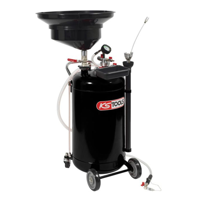 Récupérateur d'huile par gravité et aspiration - 90 L + 160.0004  - KS TOOLS - 160.0003