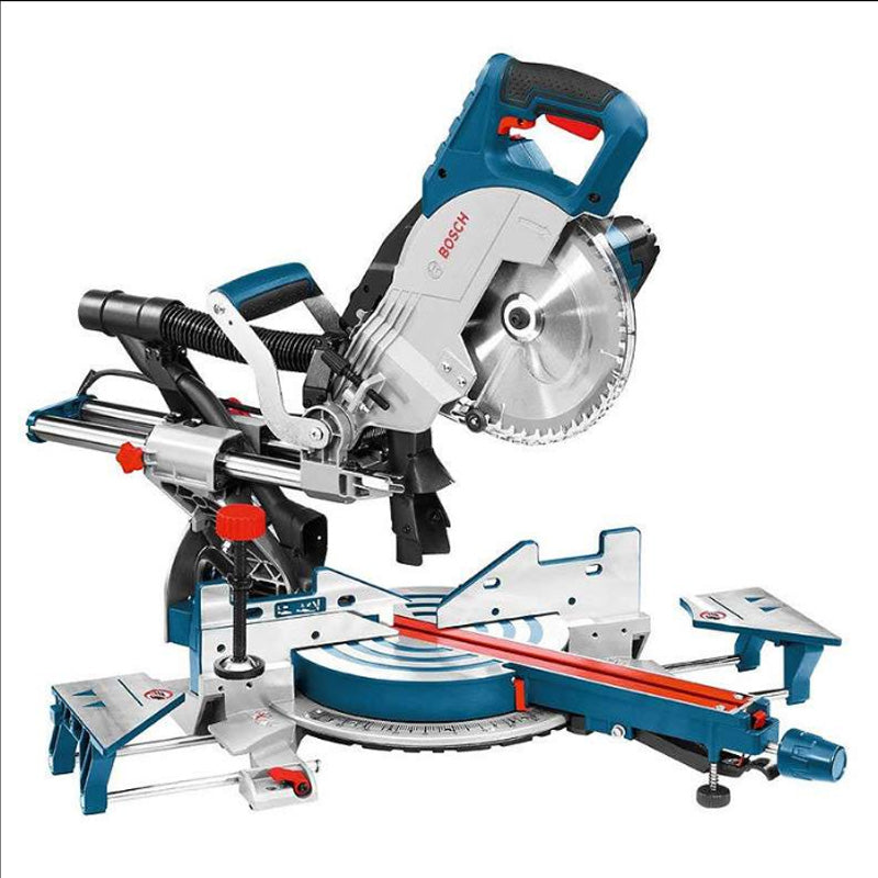 Scie à onglets radiale Ø216 BOSCH 0601B19100 - GCM 8 SJL Professional - 1600W + Piètement BOSCH GTA 2500 W
