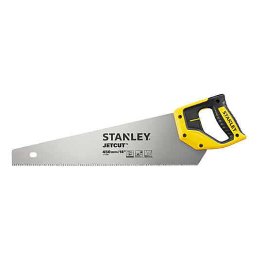 Scie égoïne jetcut coupe fine 450mm - STANLEY - 2-15-595