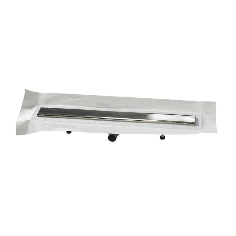 Caniveau de sol à maçonner 70cm MARMOX LD70 - Siphon 360° vertical/horizontal - Acier inoxydable