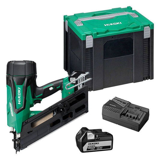 Cloueur de charpente 90mm 18V HIKOKI NR1890DBCLWQZ 2 x 5,0Ah
