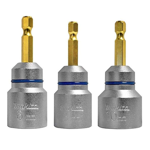 Lot de 3 douilles MAKITA B-42999 pour tiges filetées