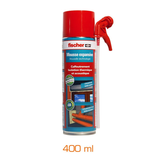 Mousse expansive Polyuréthane FISCHER 523975 400 ml