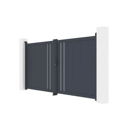Portail aluminium Oregon Battant 400x180cm