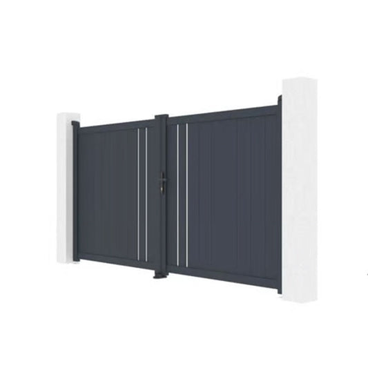 Portail aluminium Oregon Battant 350x160cm