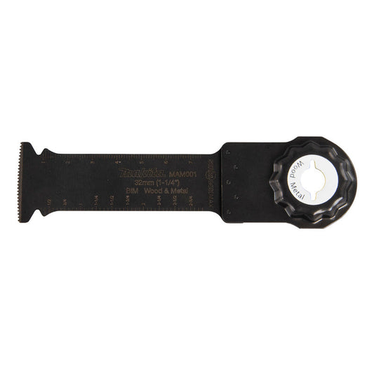 Lame de coupe plongeante Makita B-66400 Starlock Max 32mm BIM bois et metal