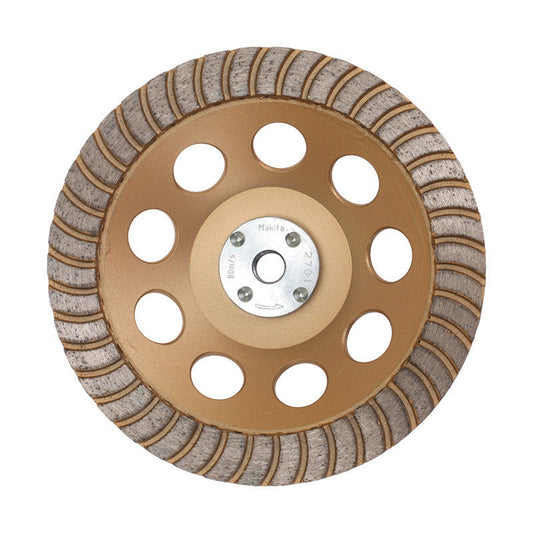 Plateau de ponçage diamant à faibles vibrations MAKITA B-49993 travaux de finitions, pour meuleuses Ø 125 et 230 mm