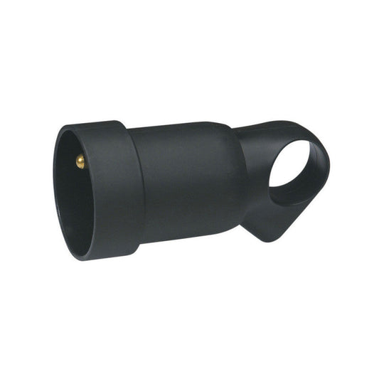Prolongateur 2P+T + anneau - 16A - noir LEGRAND