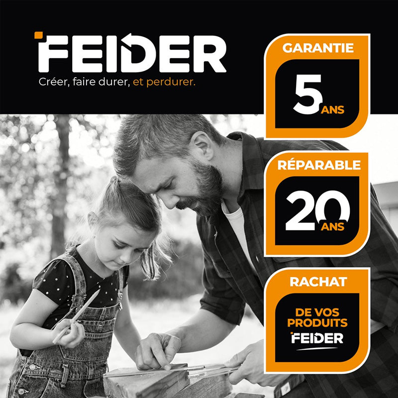 Taille-haie thermique FEIDER FHT22 21,7cm³ 55cm