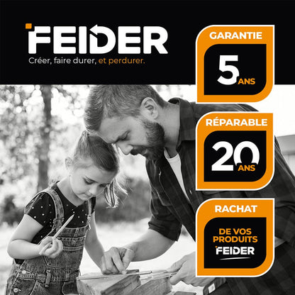 Taille-haie thermique FEIDER FHT22 21,7cm³ 55cm