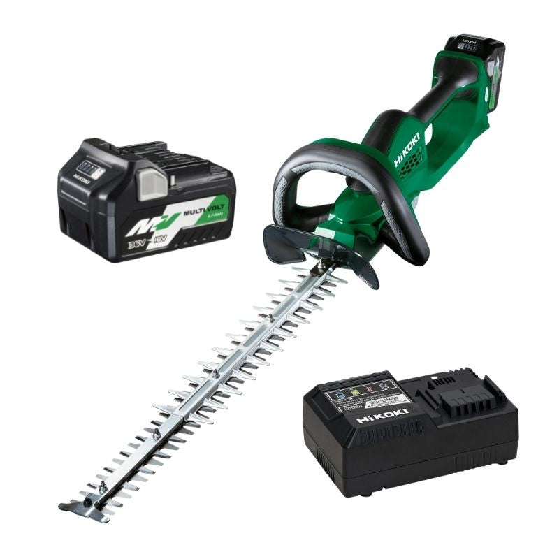 Taille-haies 62cm 36V Multivolt HIKOKI CH3656DAWBZ - 1 batterie 2.5Ah + chargeur rapide